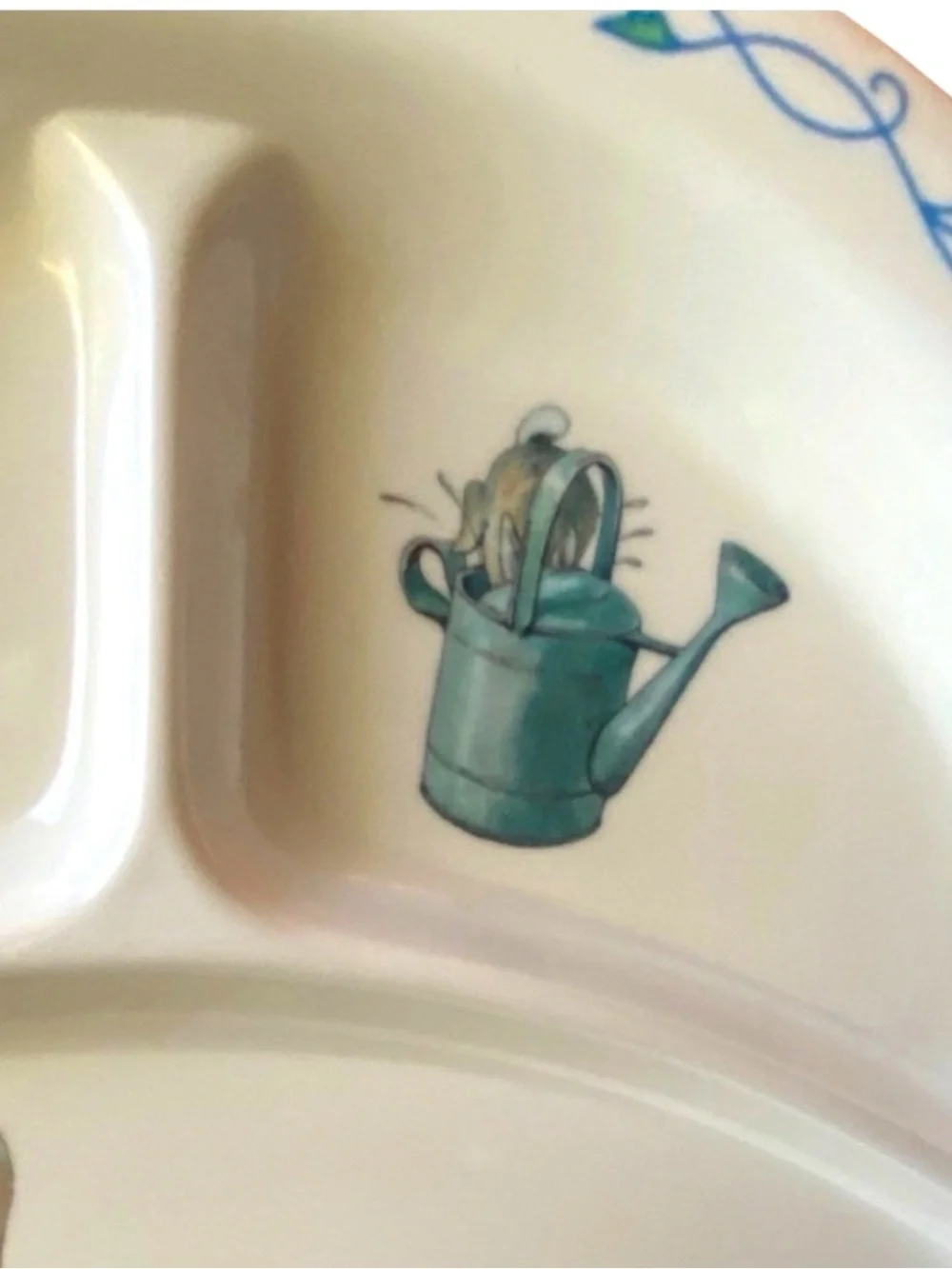 Peter Rabbit & Friends Melamine Plate Vintage Eden Beatrix Potter Plate